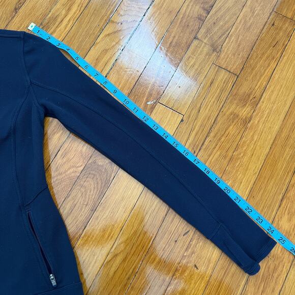 ATHLETA Womens SALUTATION JACKET Navy Blue Full Zip Size XXS - Picture 16 of 16